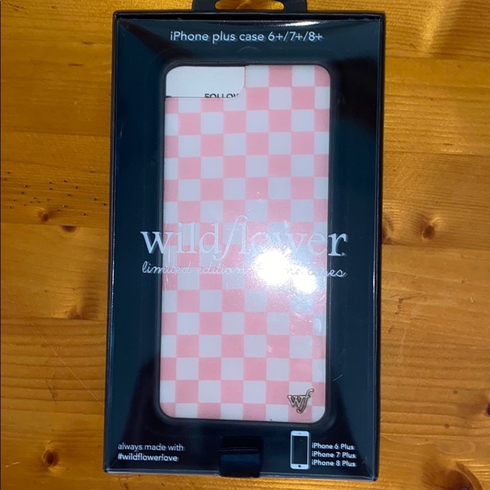 Wildflower iphone case 8+